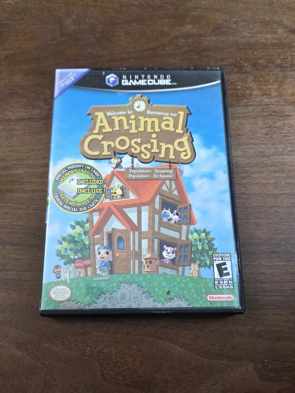 Nintendo GameCube game case with blue illustrated cover